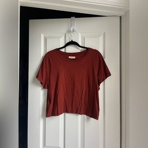 Madewell Rust Crop Top